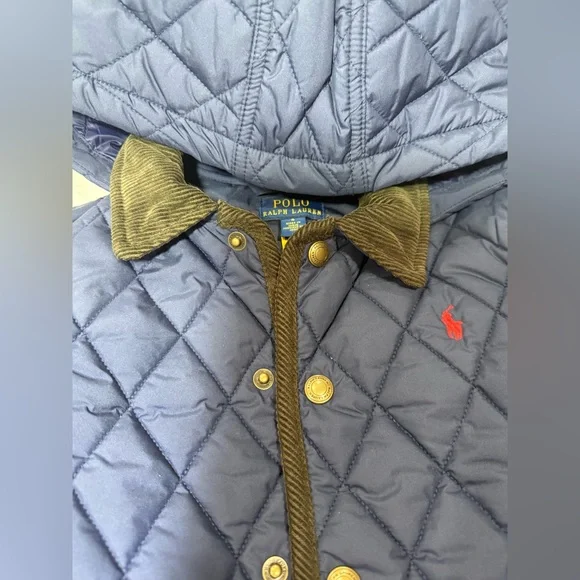 Ralph Lauren Kids Navy Quilted Puffer Jacket - Picture 2 of 7
